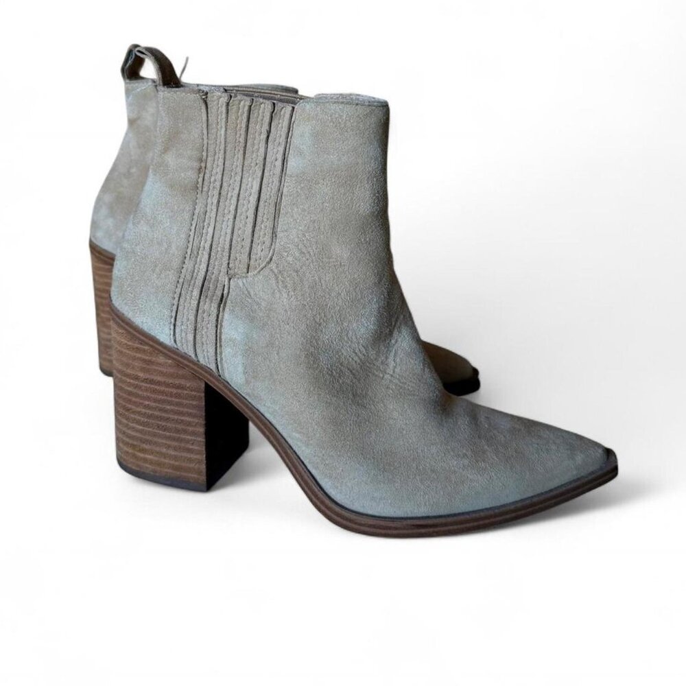 Steve Madden Chandler Suede Pointed Toe Boots - image 1